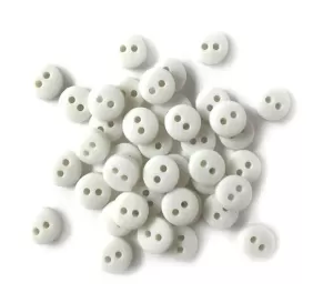 Tiny White Buttons